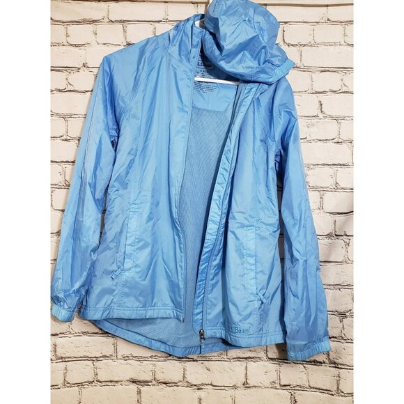 L.L. Bean Jackets & Coats Womens Ll Bean Hooded Rain Jacket Coat